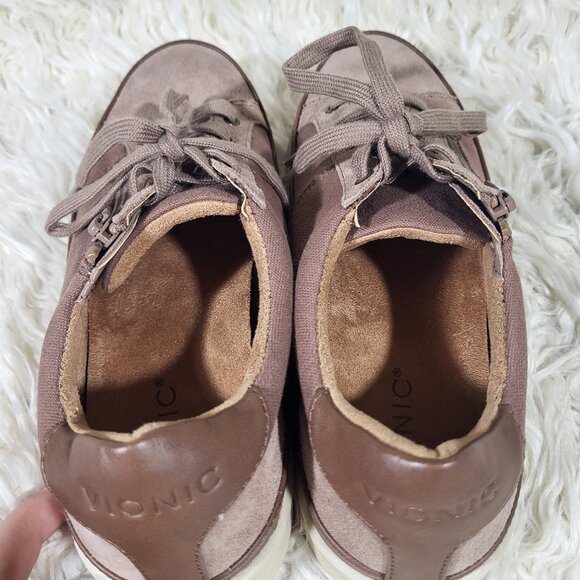 Vionic Women's Suede Flats in Mauve Size 8 - Picture 6 of 9